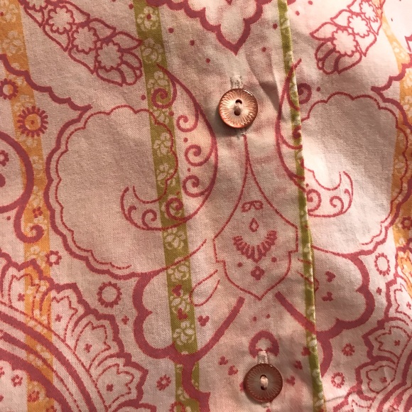 Robert Graham boho red and yellow button up - Picture 10 of 14